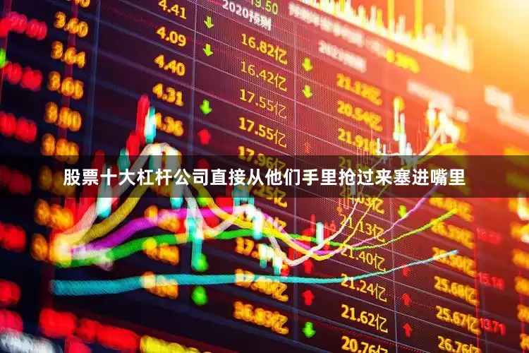 股票十大杠杆公司直接从他们手里抢过来塞进嘴里